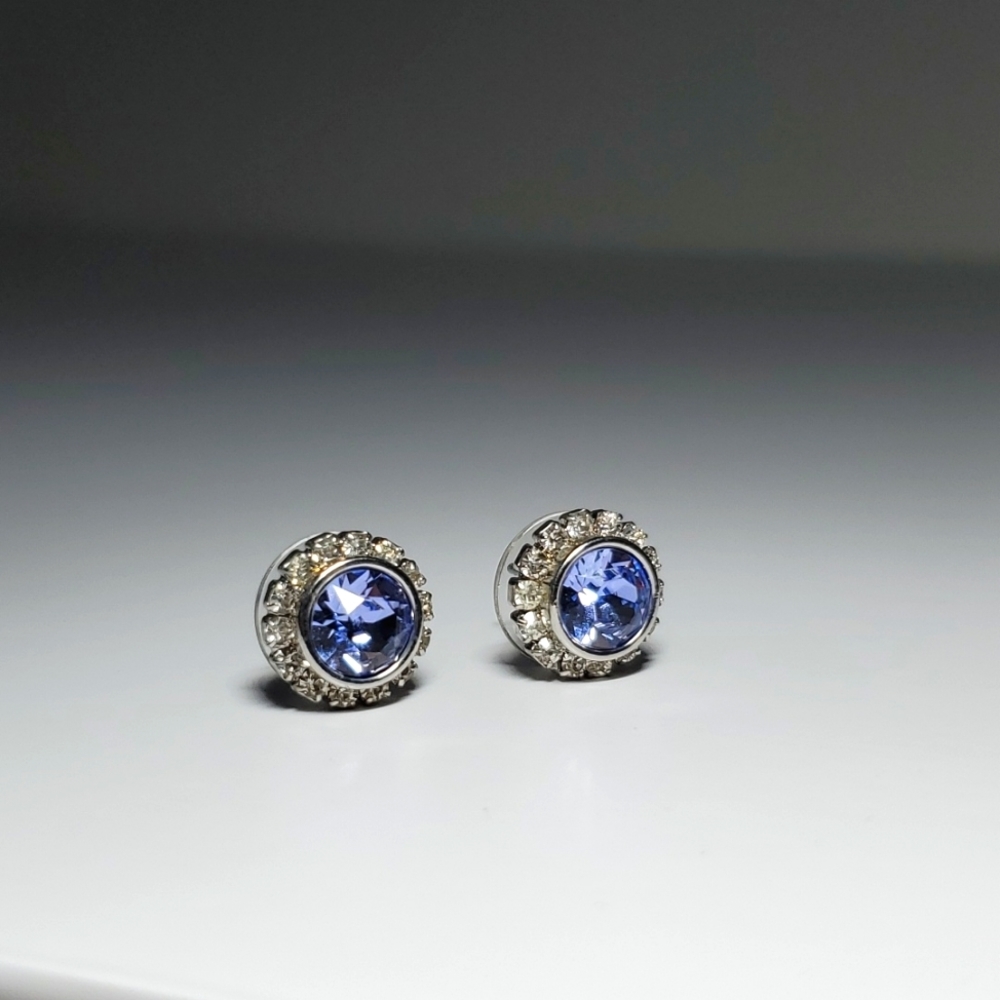 Ted Baker London Lilac Swarovski Crystal Daisy Stud Earrings